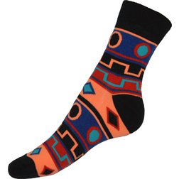 Ponožky Azték - černé