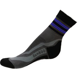 Bambusové sportovní ponožky černo-modré