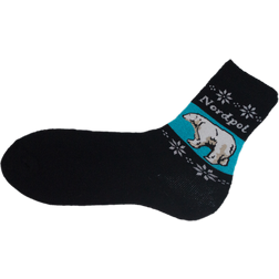 Veselé Nordpol ponožky - černá