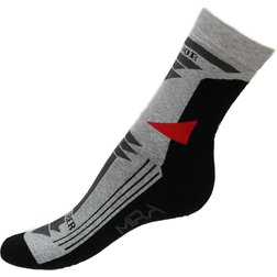 Outdoorové sportovní ponožky - červené