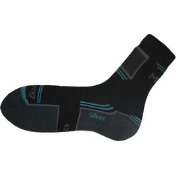 Sportovní ponožky Racing černo-tyrkysové