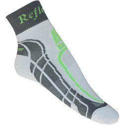 Reflexní ponožky světlé - zelená