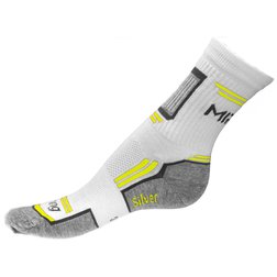 Sportovní ponožky Racing bílo-žluté (dětské)