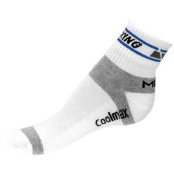 Trekingové sportovní ponožky bílo-modré