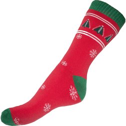 Vánoční ponožky červené