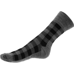 Ponožky kostka - vlna Merino - šedé