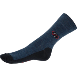 Ponožky koso - vlna Merino - riflové (nadměrné)