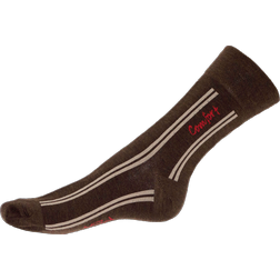 Ponožky Comfort - vlna Merino - hnědé
